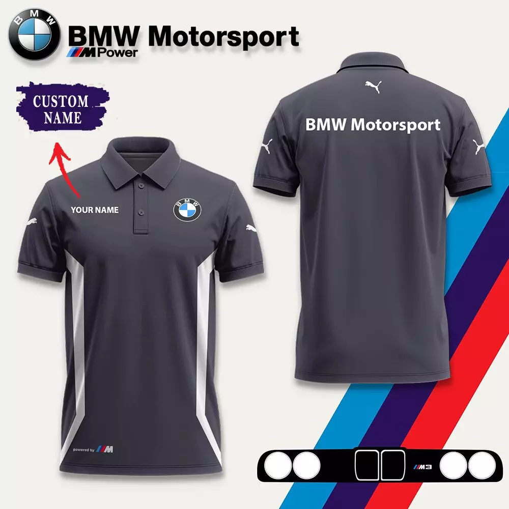 Customized Men's Polo Shirt BMW - hm27103185