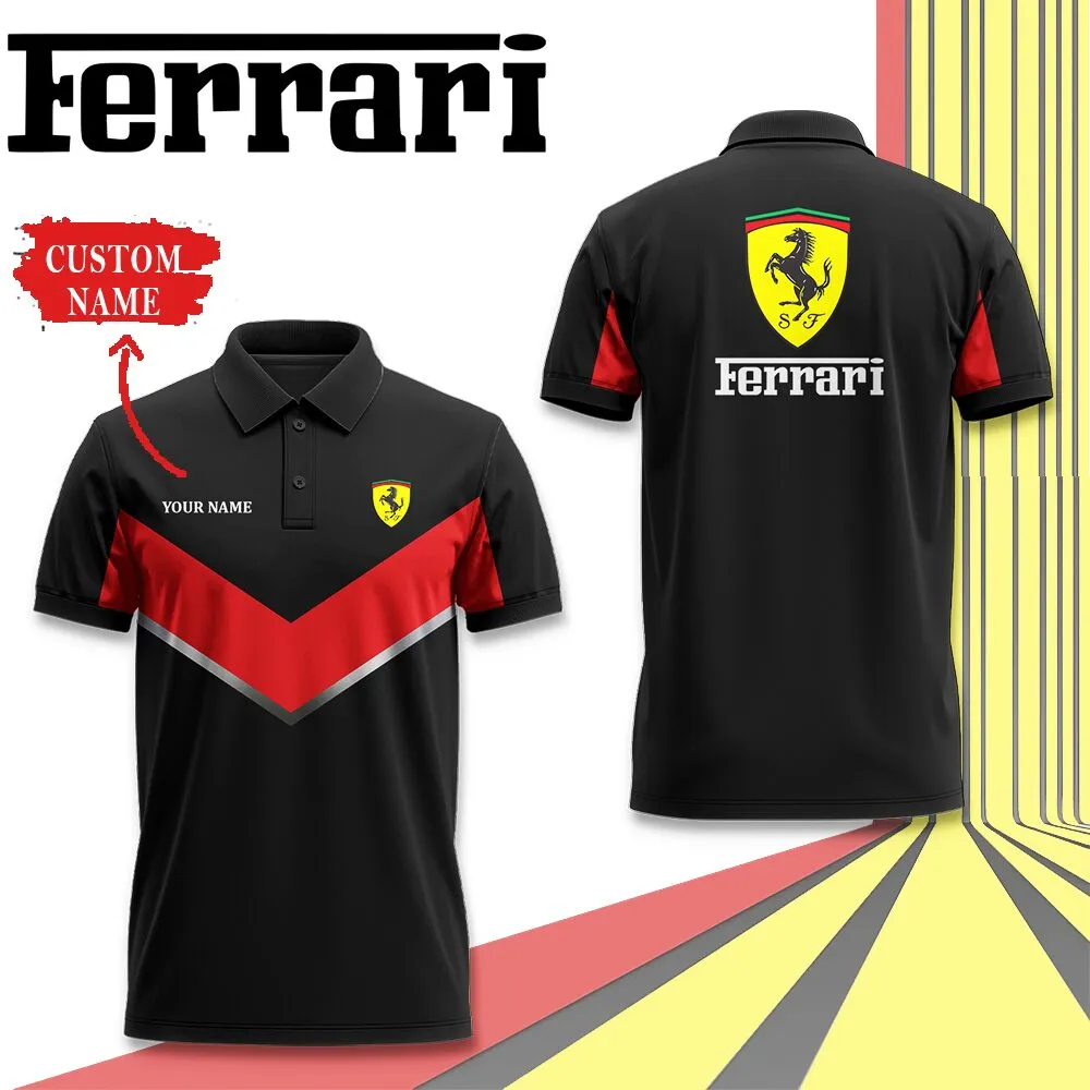 Customized Men's Polo Shirt FERRARI - hm27102831