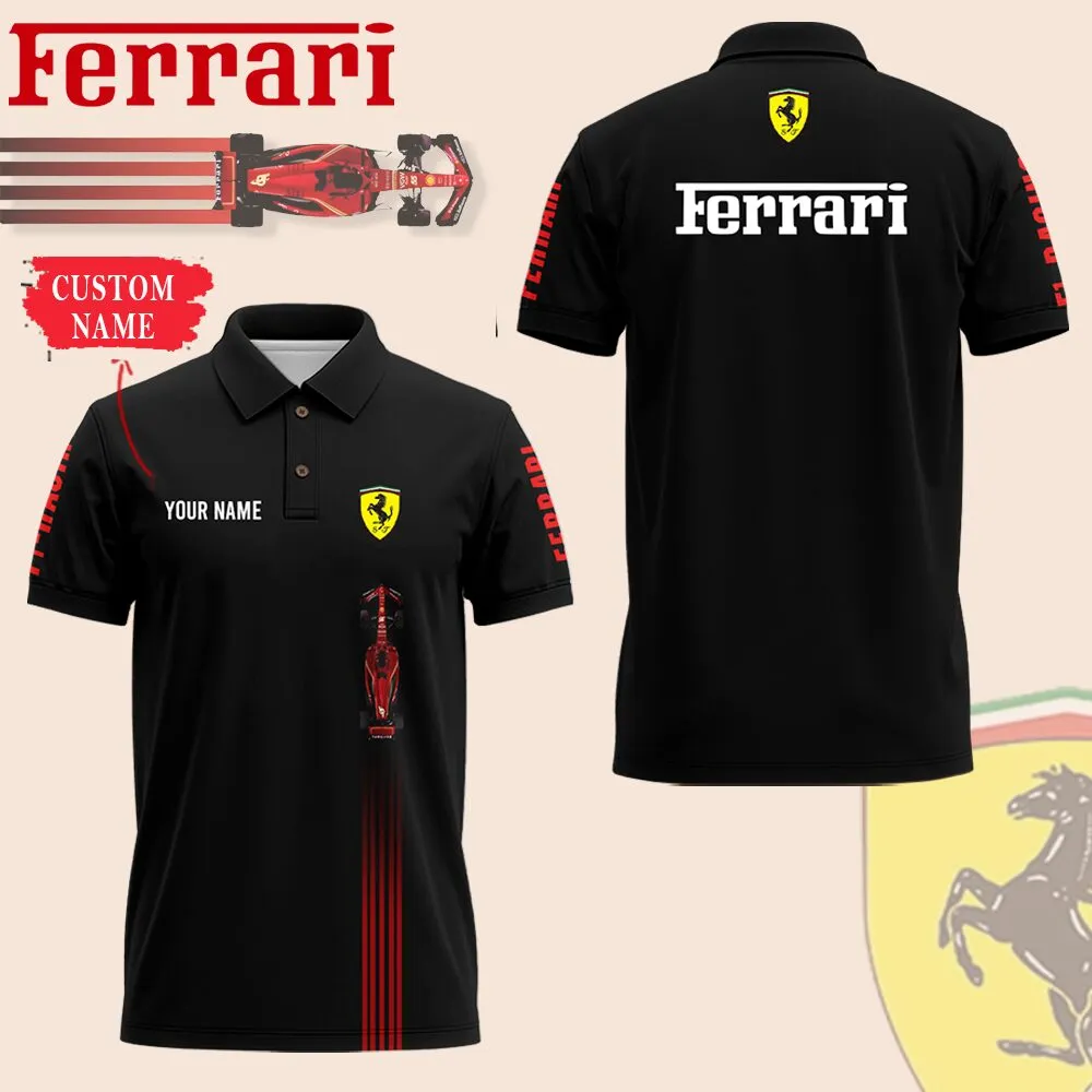 Customized Men's Polo Shirt FERRARI - hm27103174