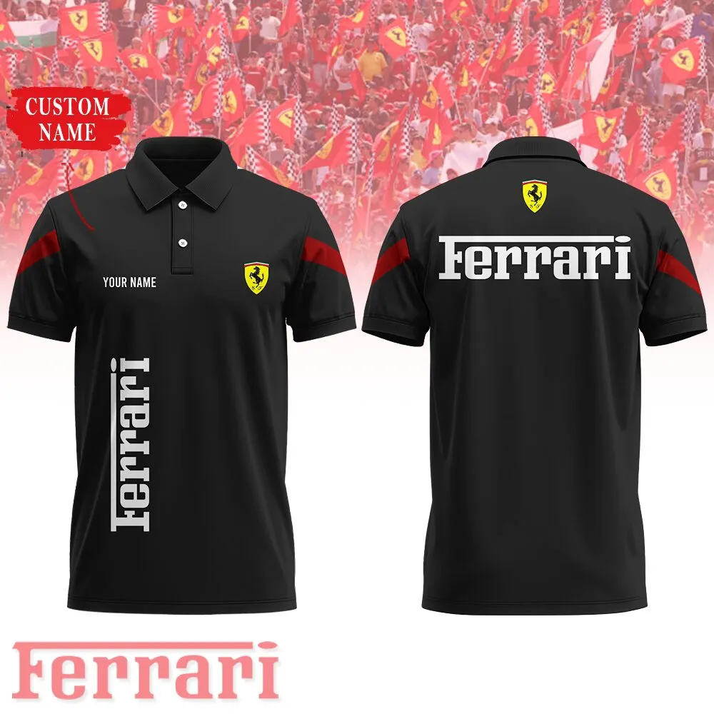 Customized Men's Polo Shirt FERRARI - hm27103176
