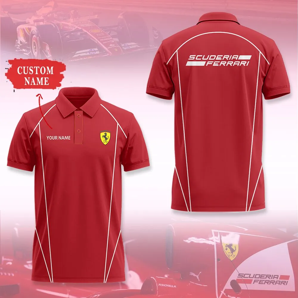 Customized Men's Polo Shirt FERRARI - hm27103177