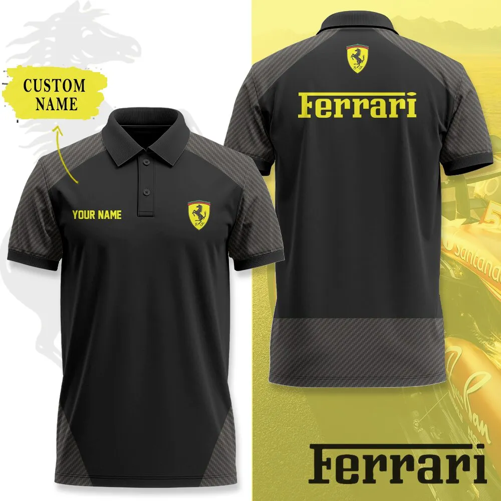Customized Men's Polo Shirt FERRARI - hm27103179