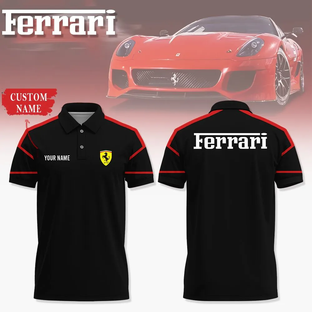Customized Men's Polo Shirt FERRARI - hm27103196
