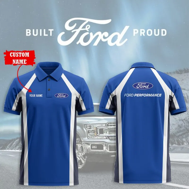 Customized Men's Polo Shirt FORD - hm27103210