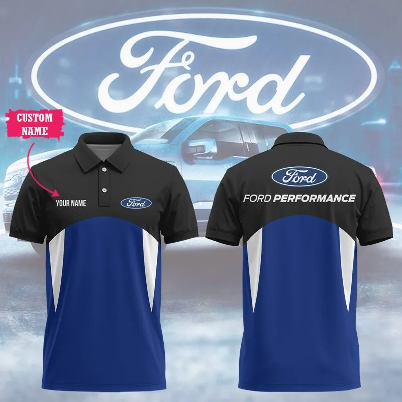 Customized Men's Polo Shirt FORD - hm27103221
