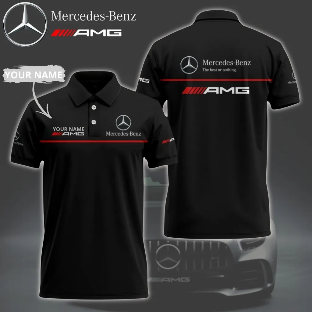 Customized Men's Polo Shirt MERCEDES - hm27102853