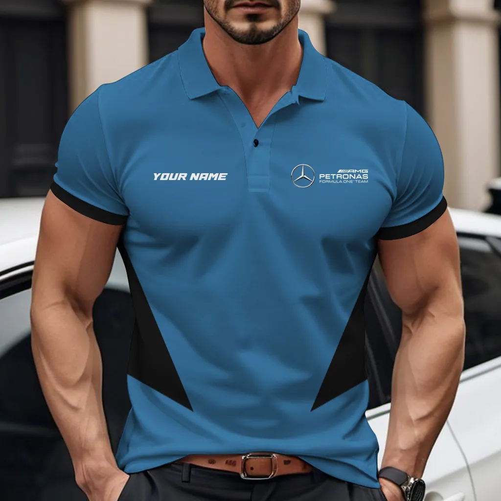 Customized Men's Polo Shirt MERCEDES - hm27103304