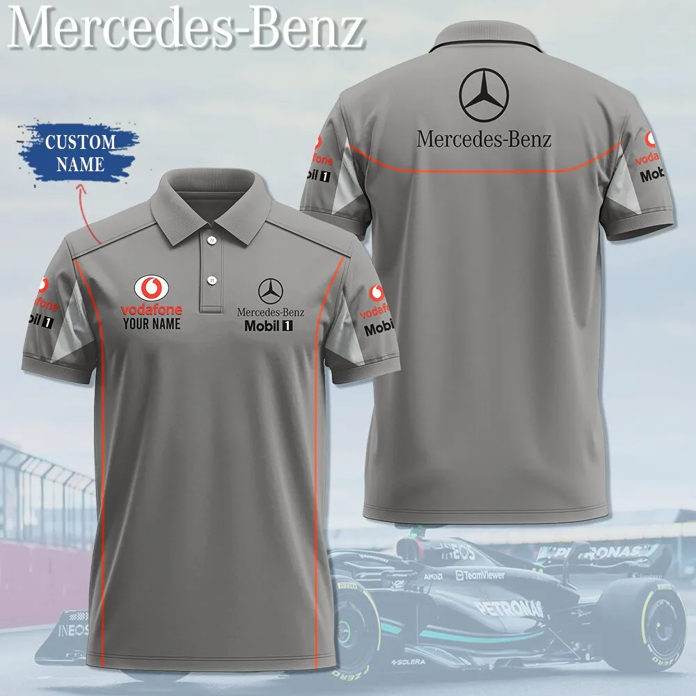 Customized Men's Polo Shirt MERCEDES - hm27103320
