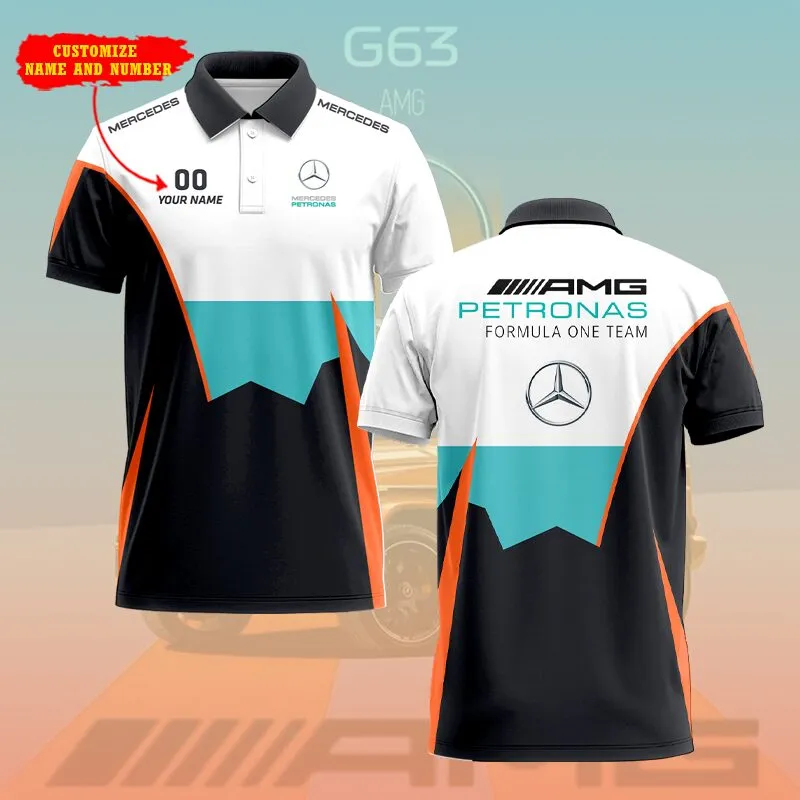 Customized Men's Polo Shirt MERCEDES - hm27103321