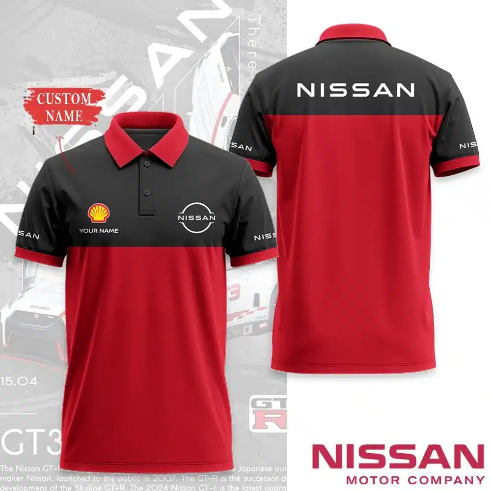Customized Men's Polo Shirt NISSAN - hm27103330