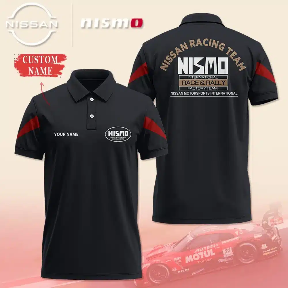 Customized Men's Polo Shirt NISSAN - hm27103347