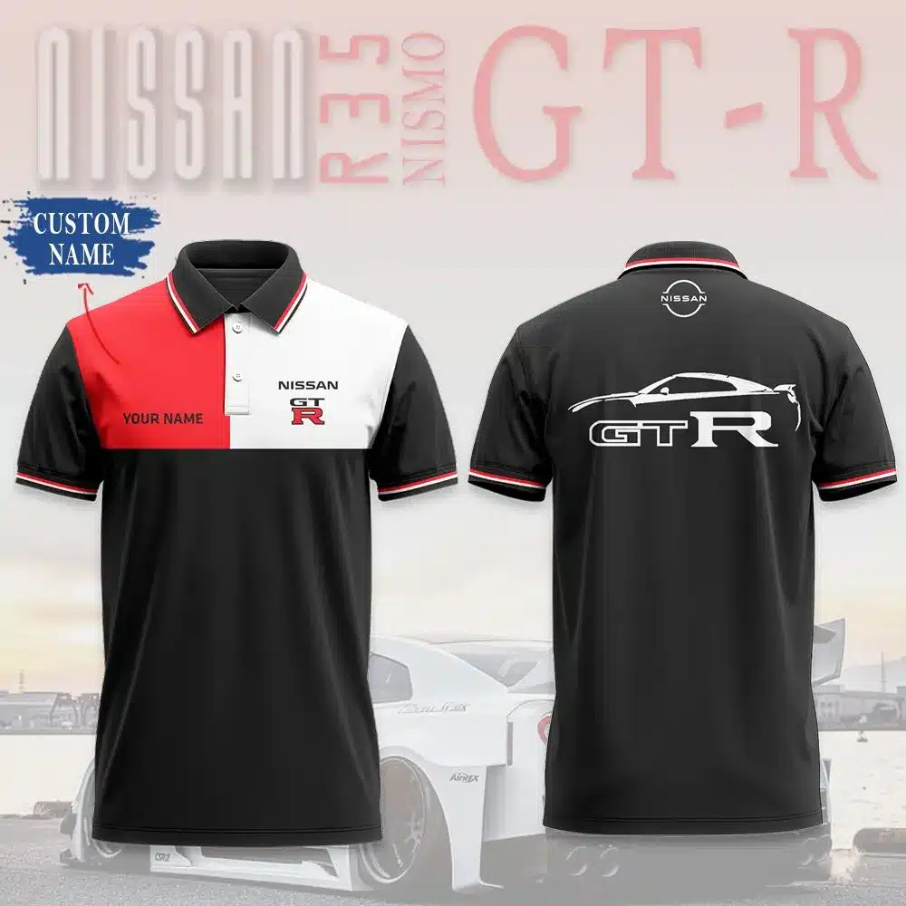 Customized Men's Polo Shirt NISSAN - hm27103351