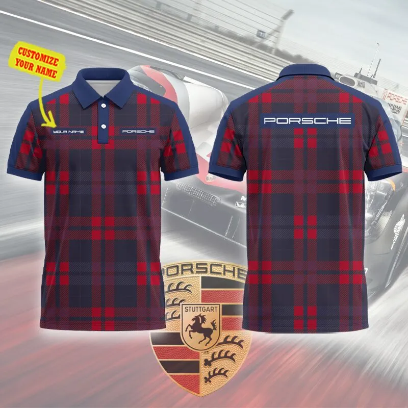 Customized Men's Polo Shirt PORSCHE - hm27103371