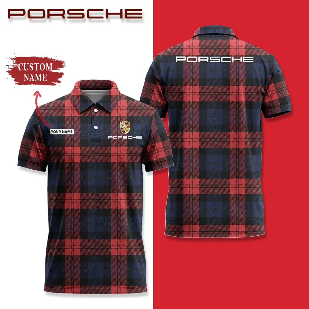 Customized Men's Polo Shirt PORSCHE - hm27103385