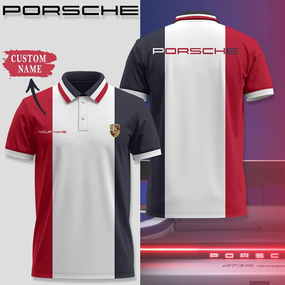 Customized Men's Polo Shirt PORSCHE - hm27103386