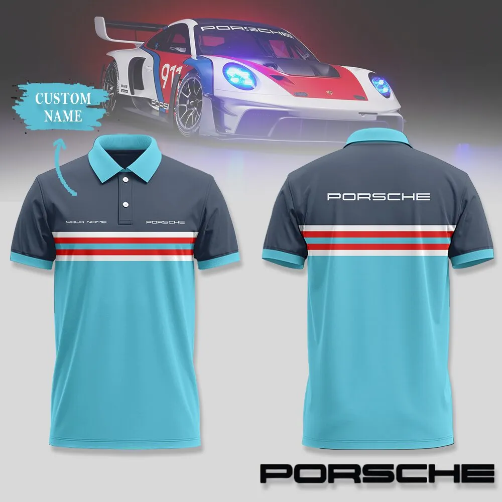 Customized Men's Polo Shirt PORSCHE - hm27103392