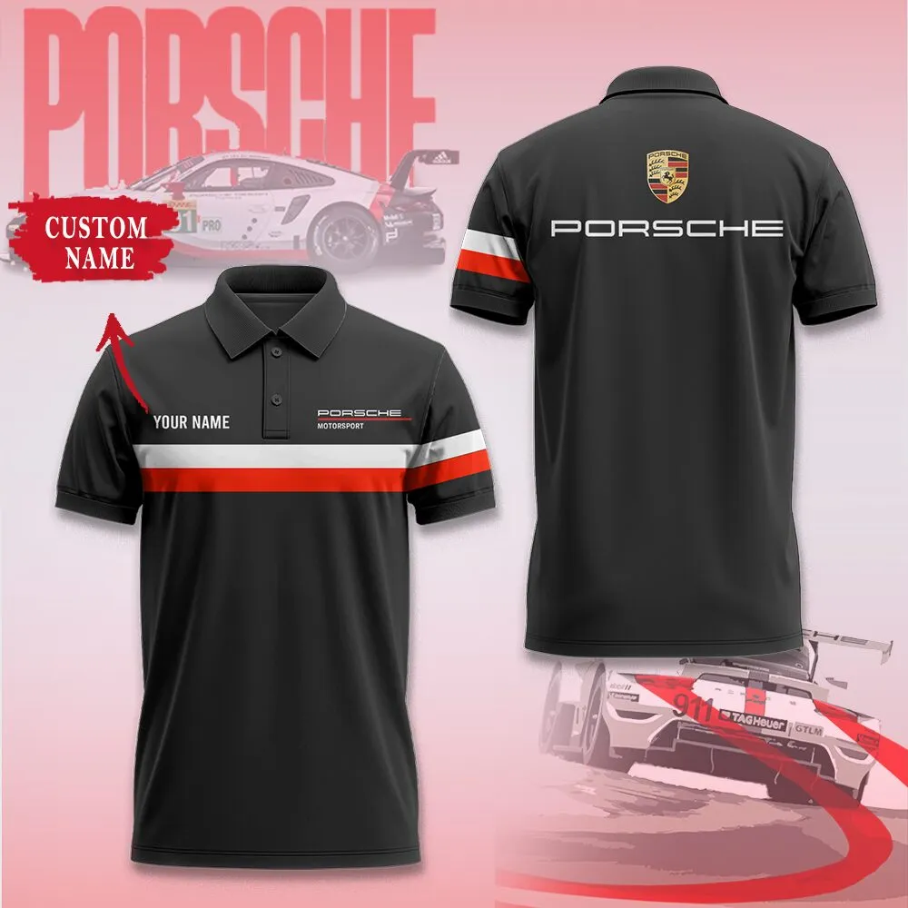Customized Men's Polo Shirt PORSCHE - hm27103394