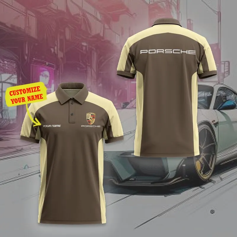 Customized Men's Polo Shirt PORSCHE - hm27103400