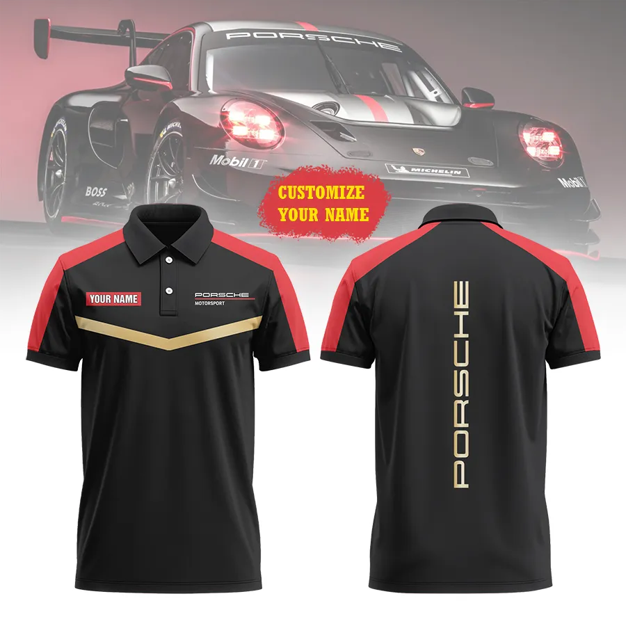 Customized Men's Polo Shirt PORSCHE - hm27103403