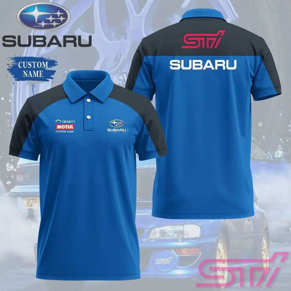 Customized Men's Polo Shirt SUBARU - hm27103427