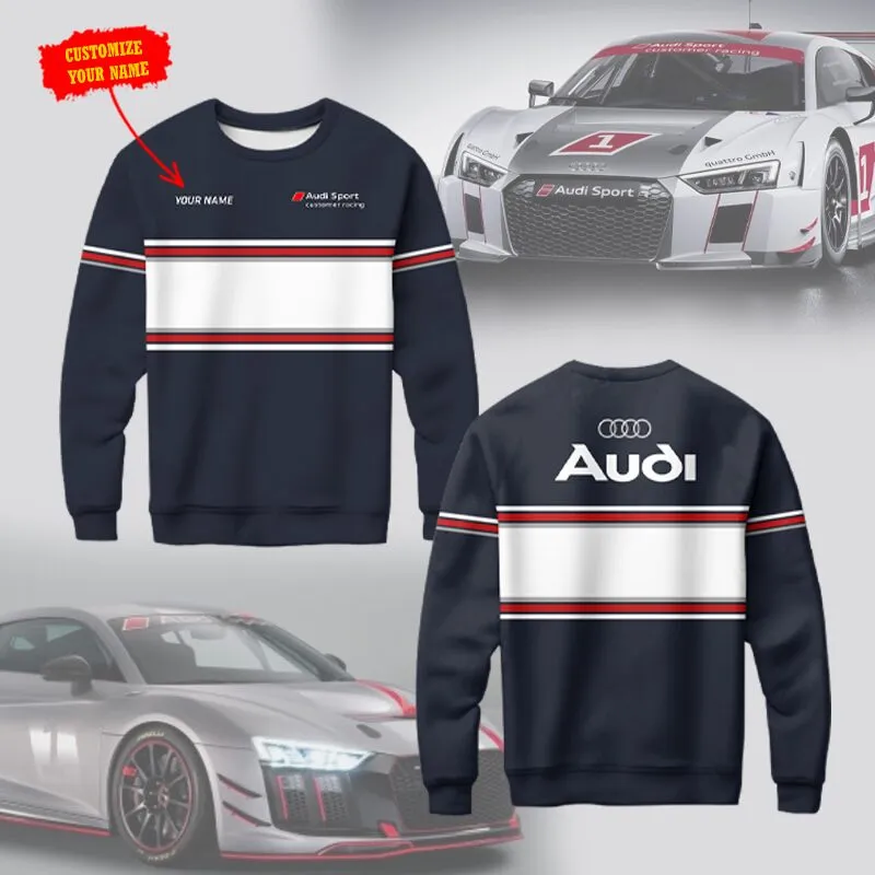 Customized Men's Sweatshirt AUDI - hm27102591