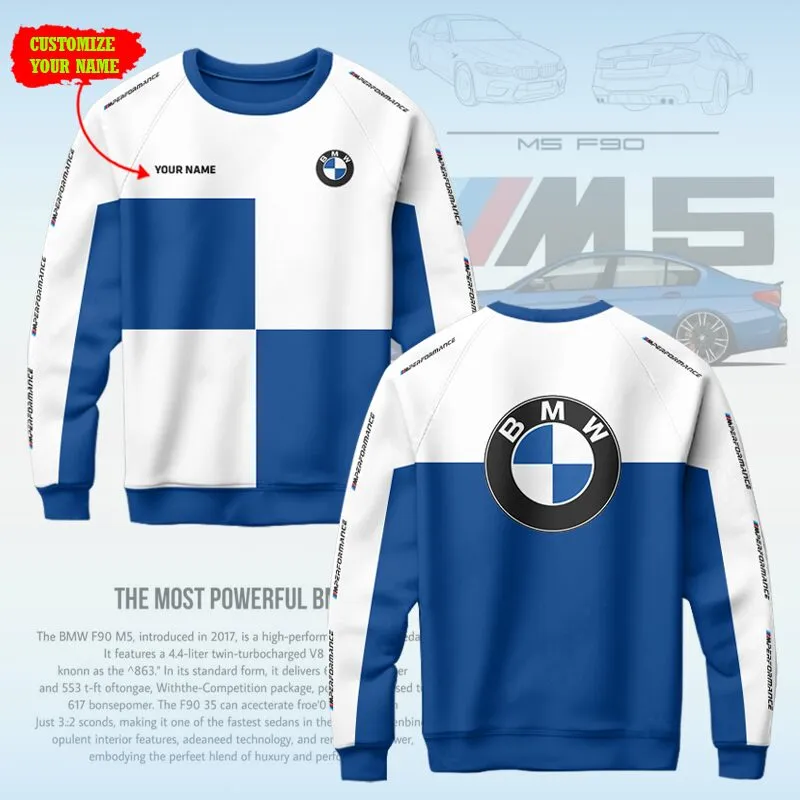 Customized Men's Sweatshirt BMW - hm27102614