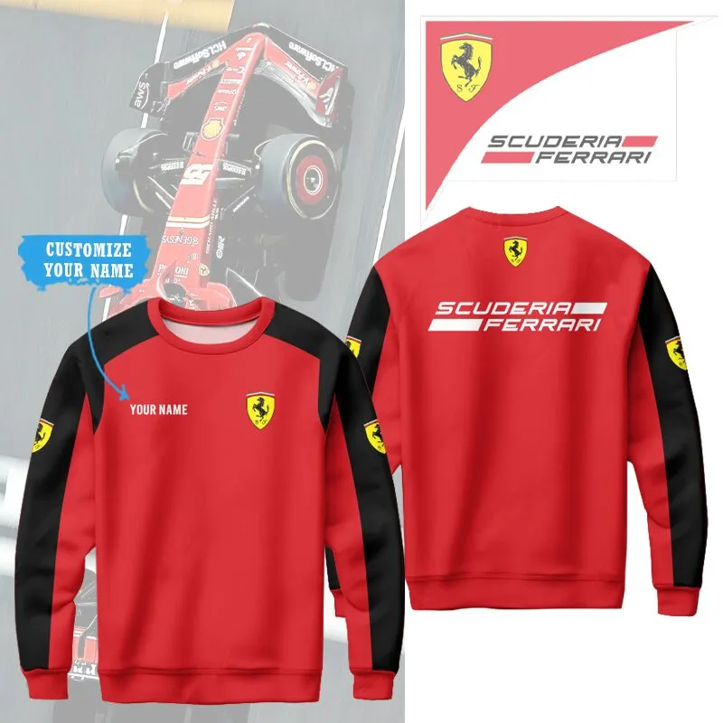 Customized Men's Sweatshirt FERRARI - hm27102637