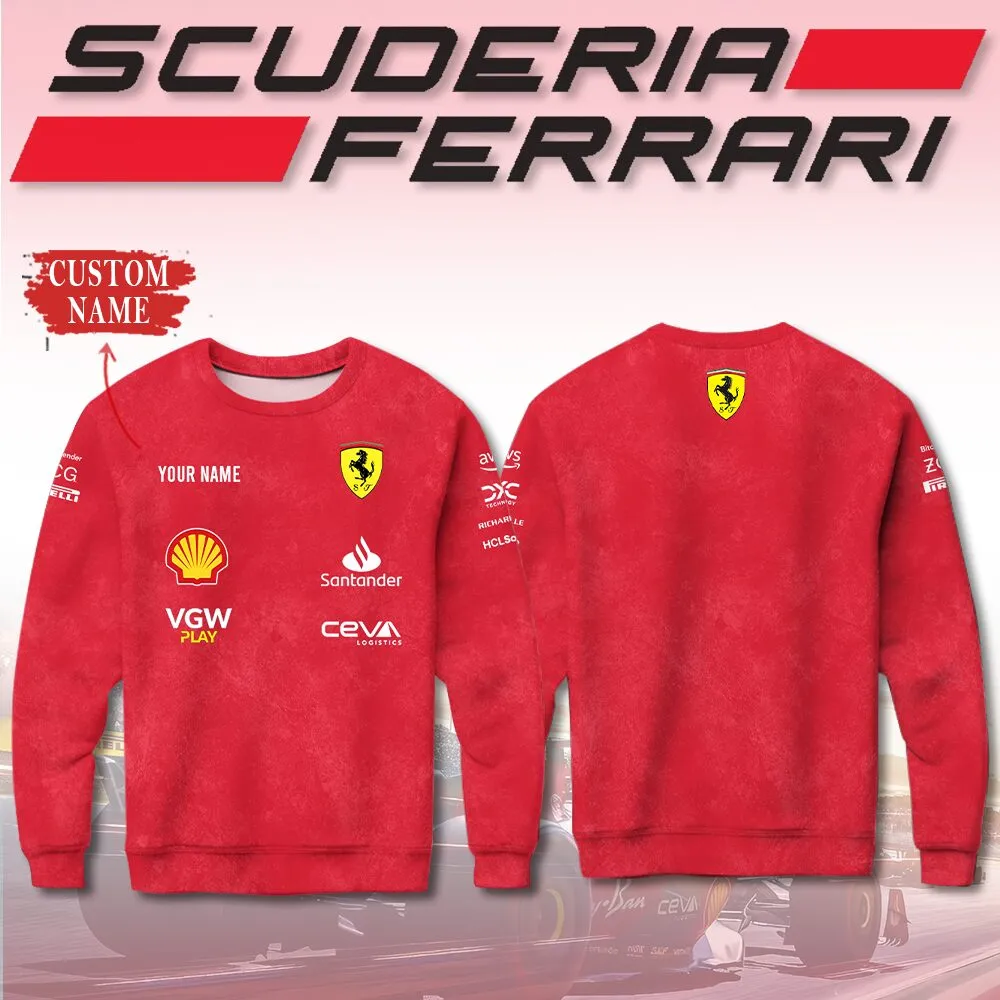 Customized Men's Sweatshirt FERRARI - hm27102640