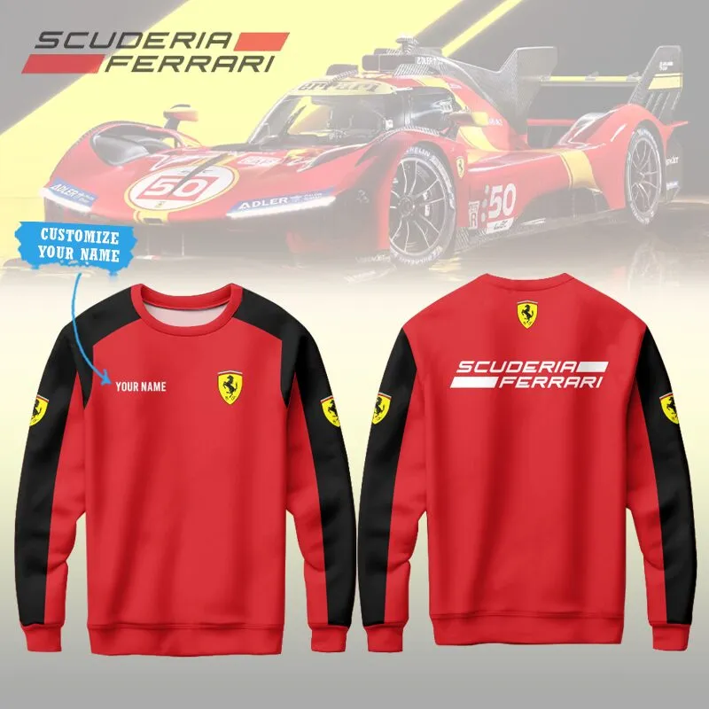 Customized Men's Sweatshirt FERRARI - hm27102643