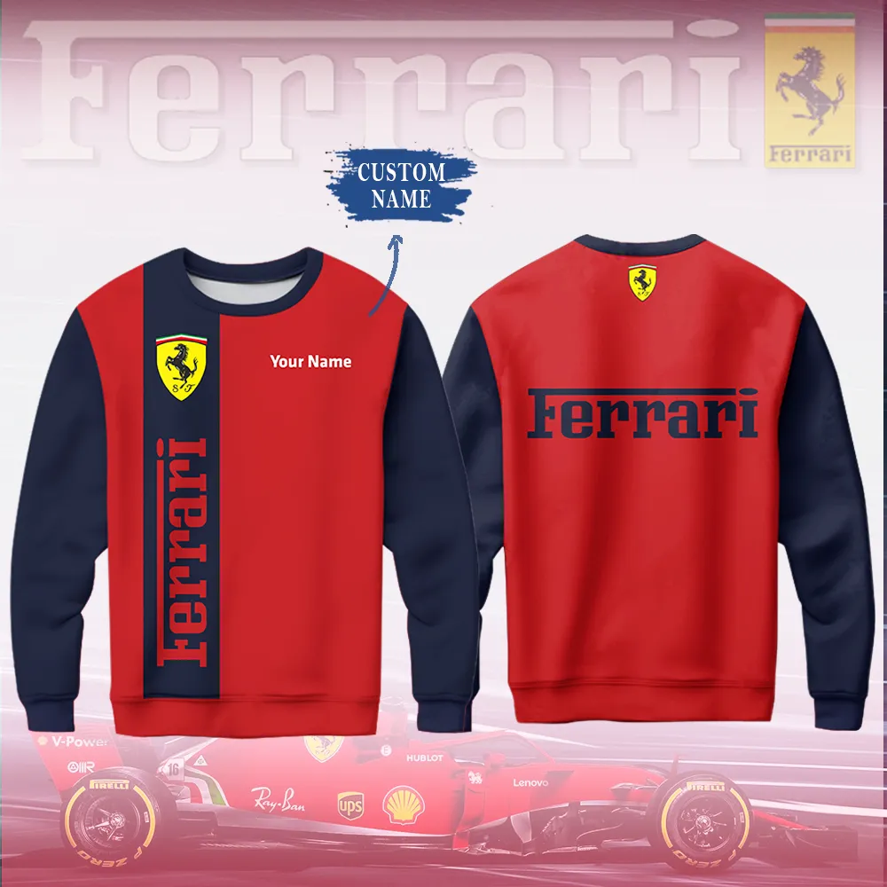 Customized Men's Sweatshirt FERRARI - hm27102650