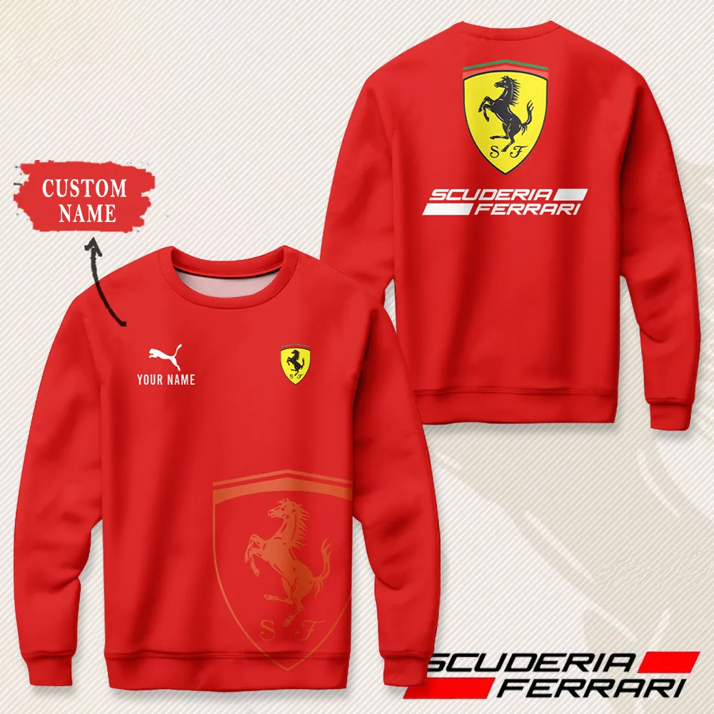 Customized Men's Sweatshirt FERRARI - hm27102656