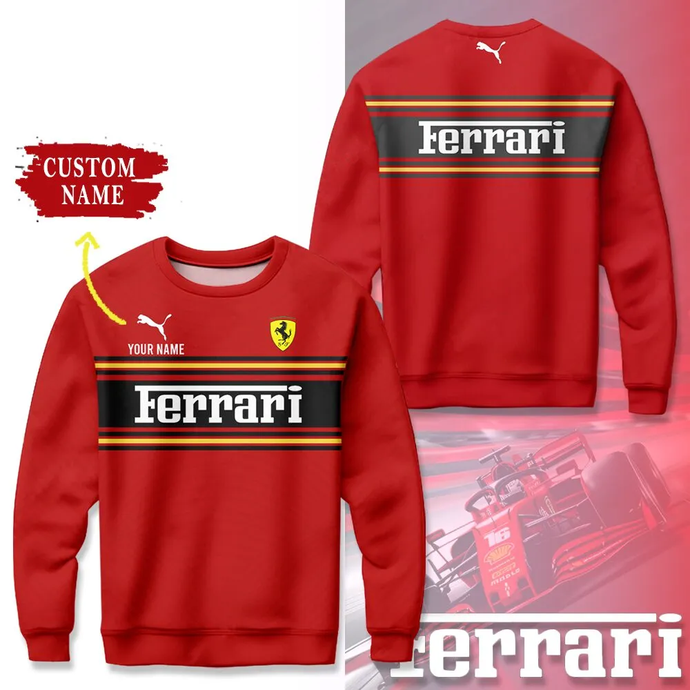 Customized Men's Sweatshirt FERRARI - hm27102660