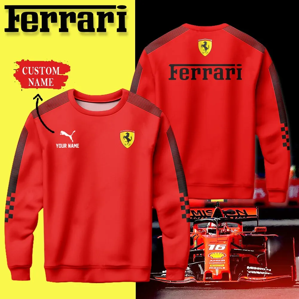 Customized Men's Sweatshirt FERRARI - hm27102668