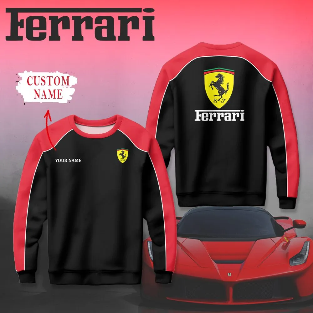 Customized Men's Sweatshirt FERRARI - hm27104312