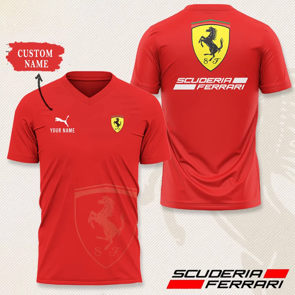 Customized Men's T-shirt FERRARI - hm27104181