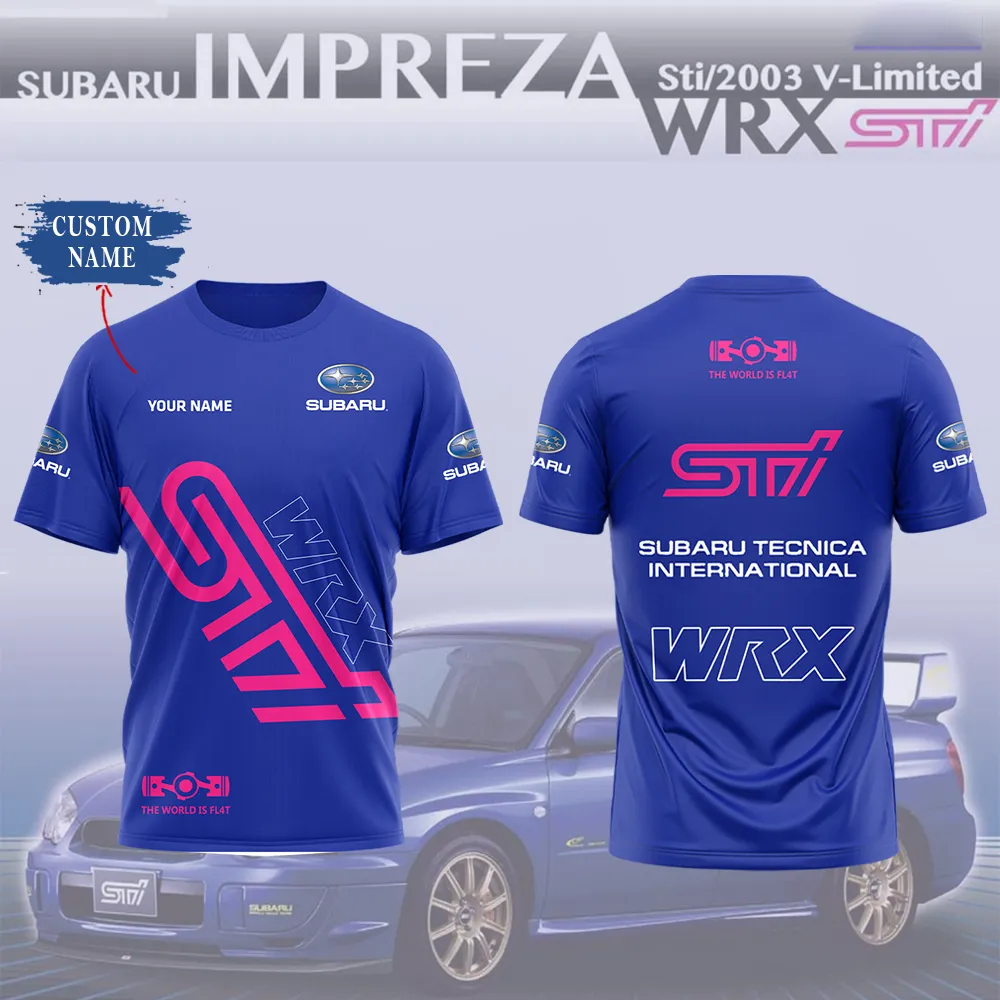 Customized Men's T-shirt SUBARU - hm27104372