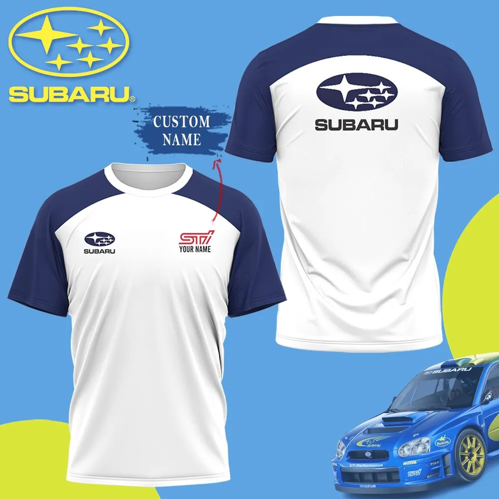 Customized Men's T-shirt SUBARU - hm27104384