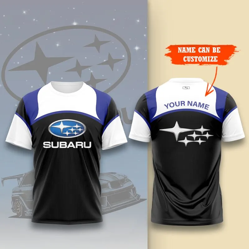 Customized Men's T-shirt SUBARU - hm27104393