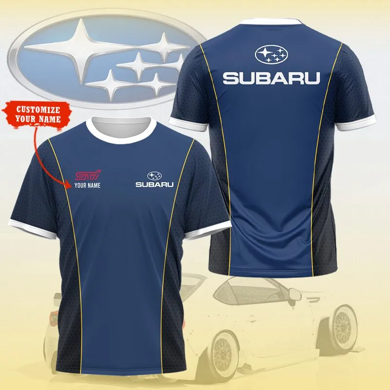 Customized Men's T-shirt SUBARU - hm27104396