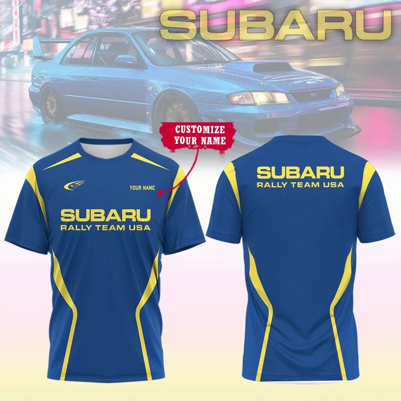 Customized Men's T-shirt SUBARU - hm27104399