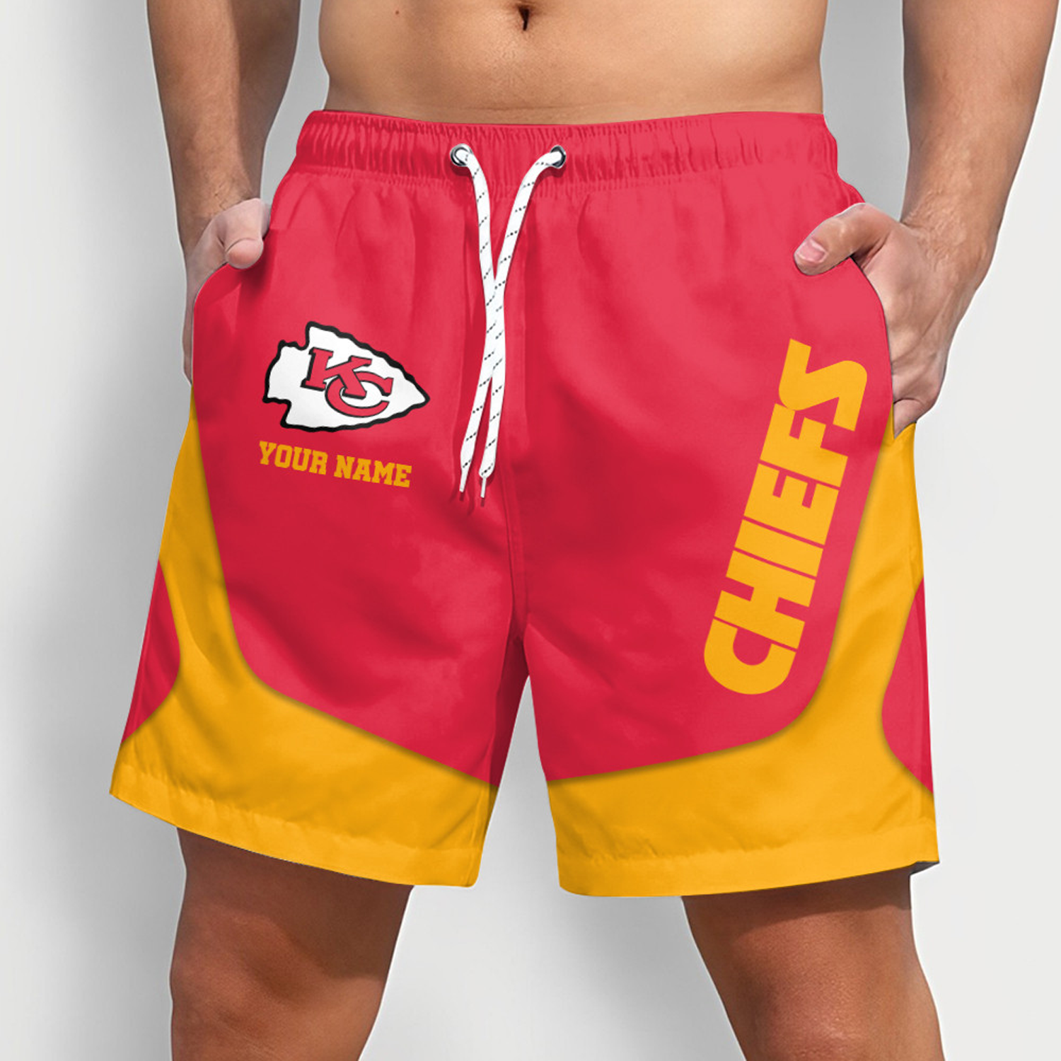 Kansas City Chiefs x NFL Team Special Short Pants For Men Custom Name Gifts