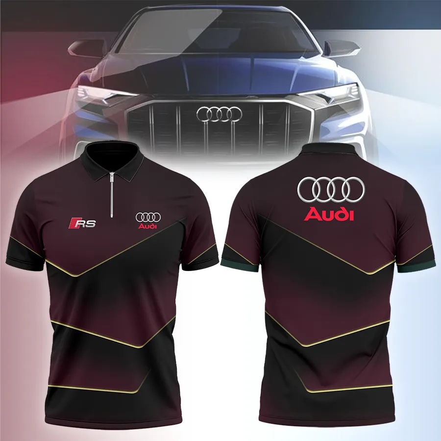 Men's Zip Polo Shirt AUDI - hm27102620