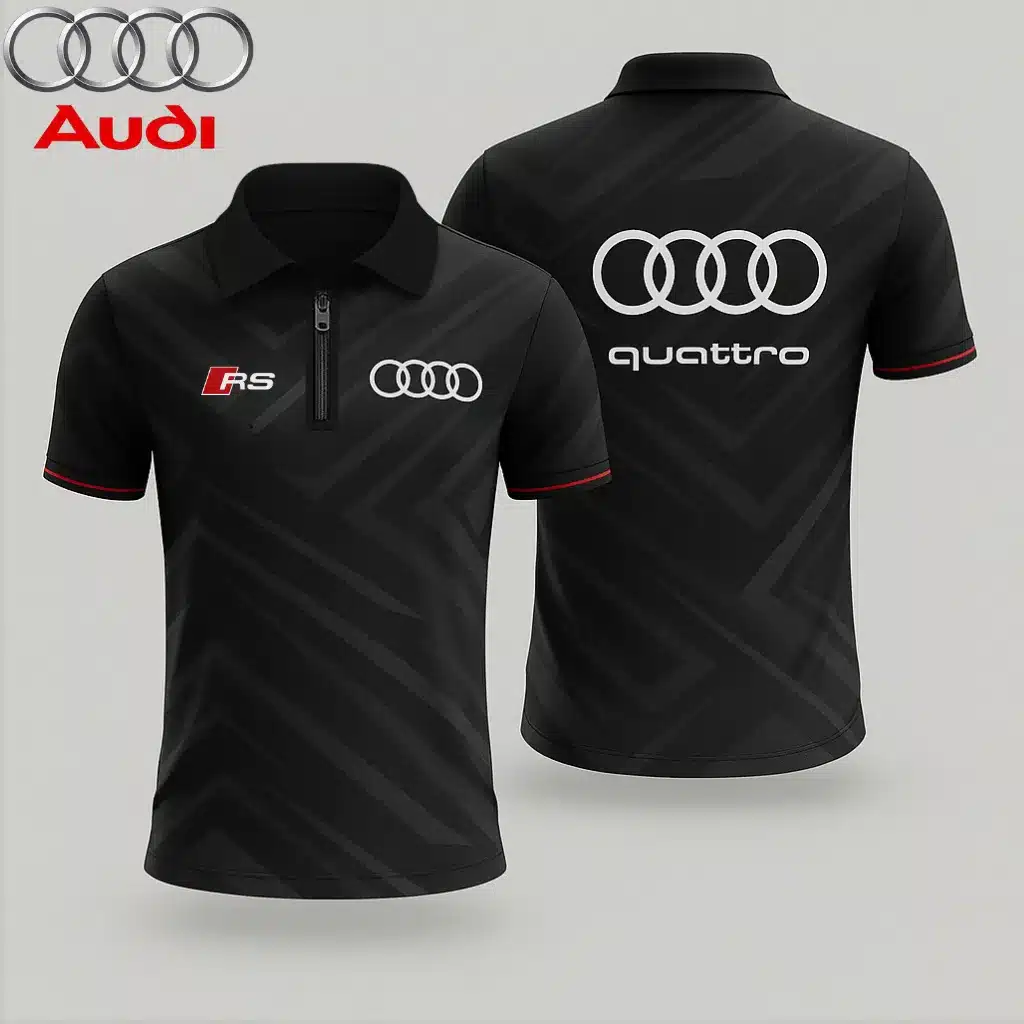 Men's Zip Polo Shirt AUDI - hm27103518