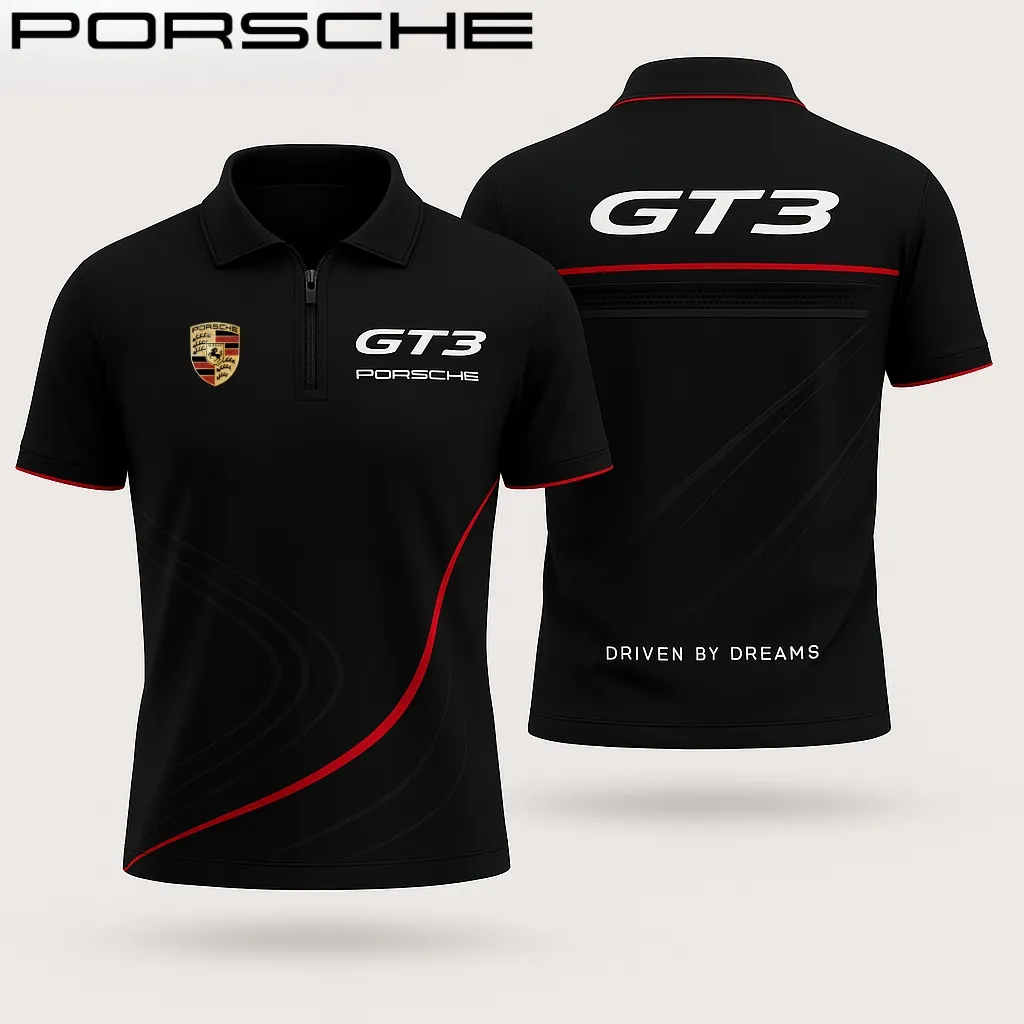 Men's Zip Polo Shirt PORSCHE - hm27103494