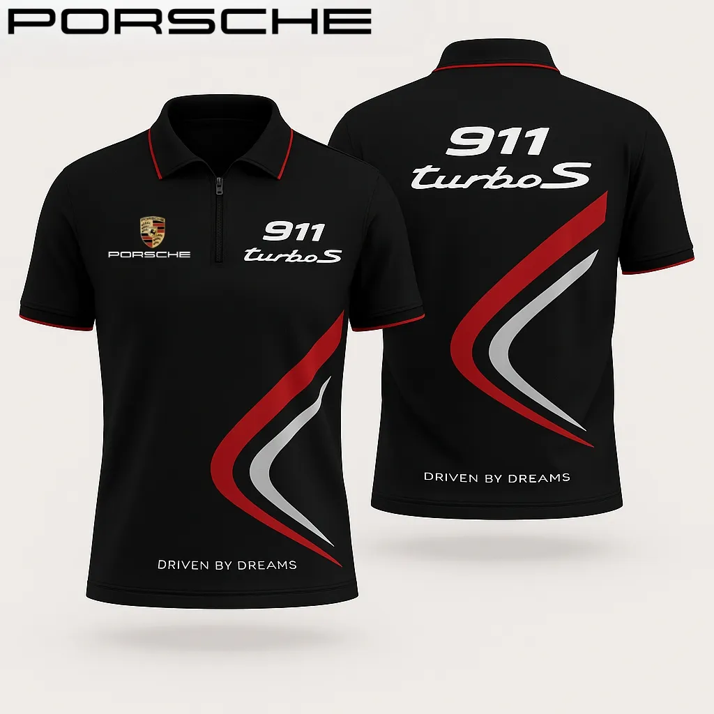 Men's Zip Polo Shirt PORSCHE - hm27103499