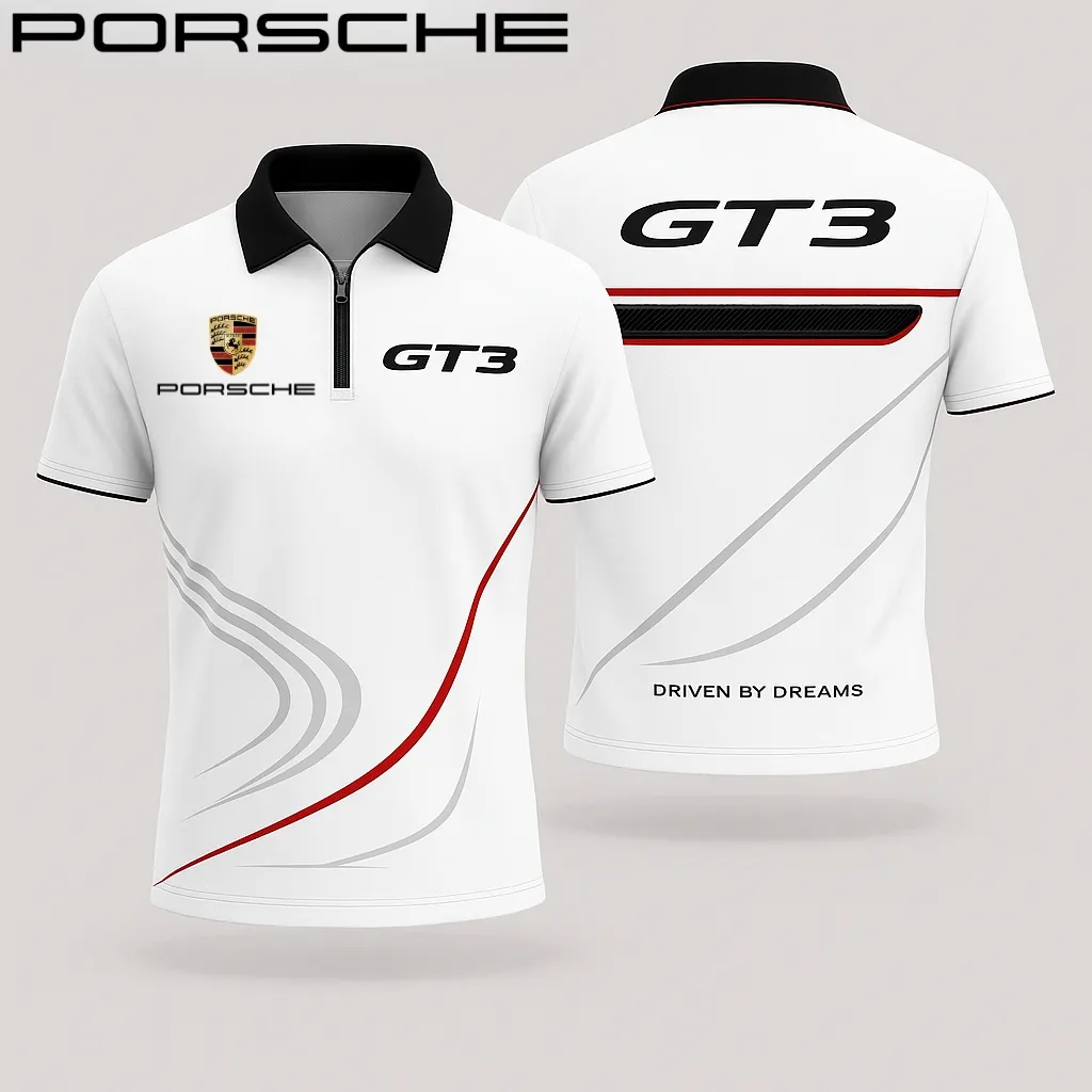 Men's Zip Polo Shirt PORSCHE - hm27103502