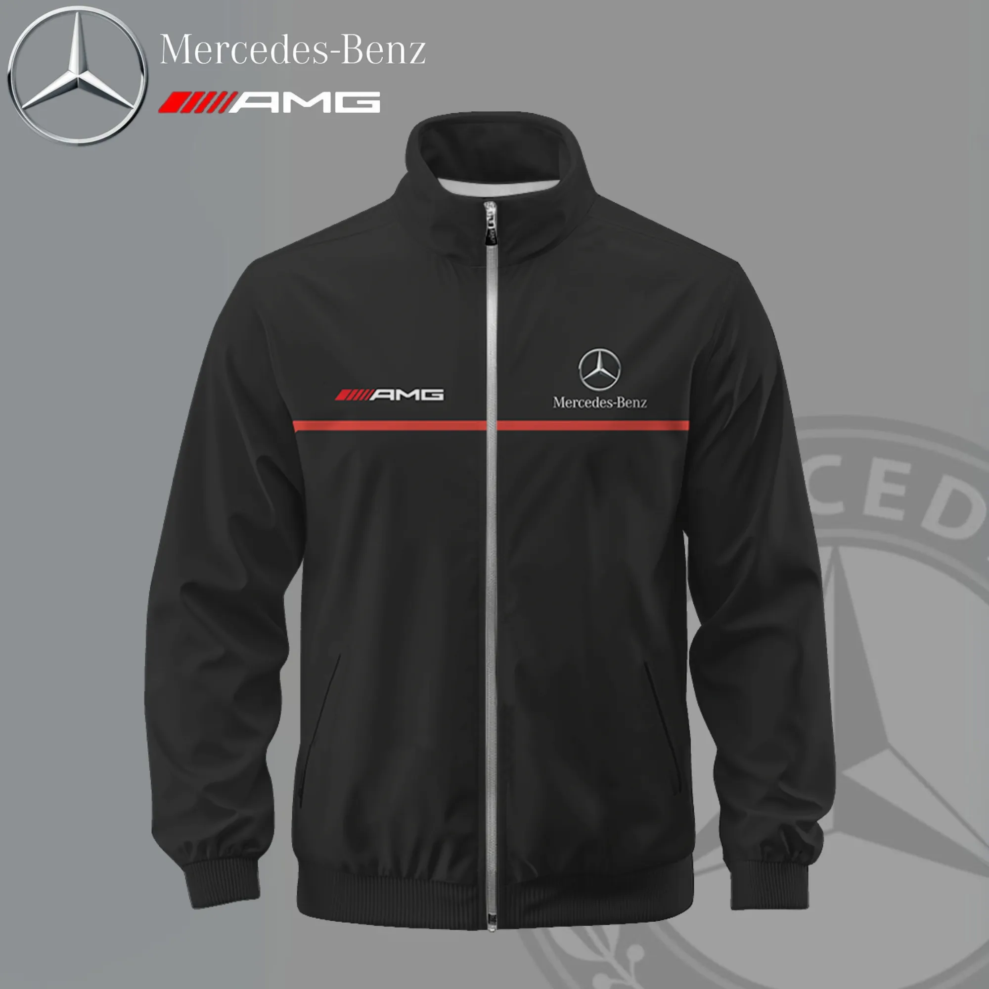 MERCEDES Stand Collar Jacket - hm27103927
