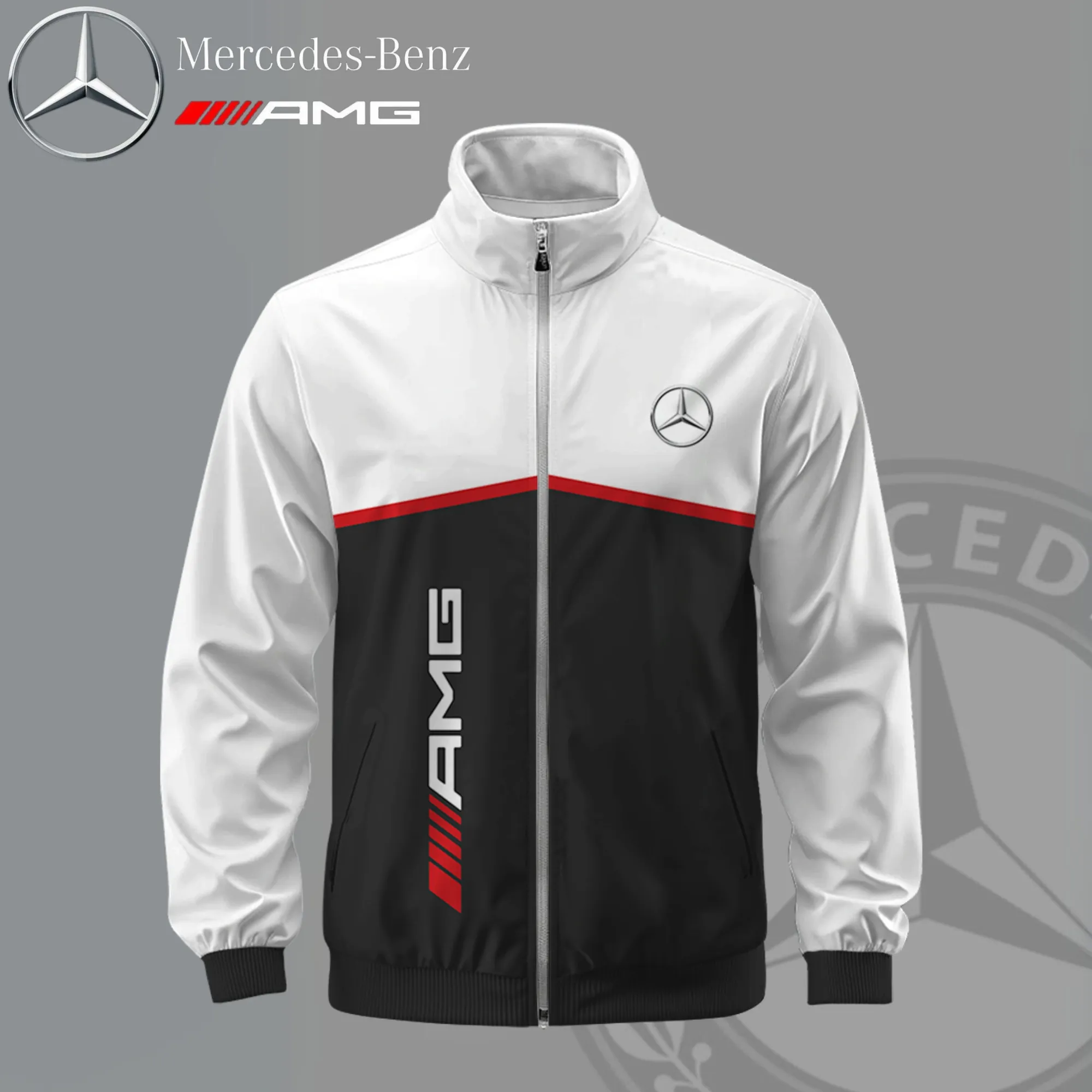 MERCEDES Stand Collar Jacket - hm27103929