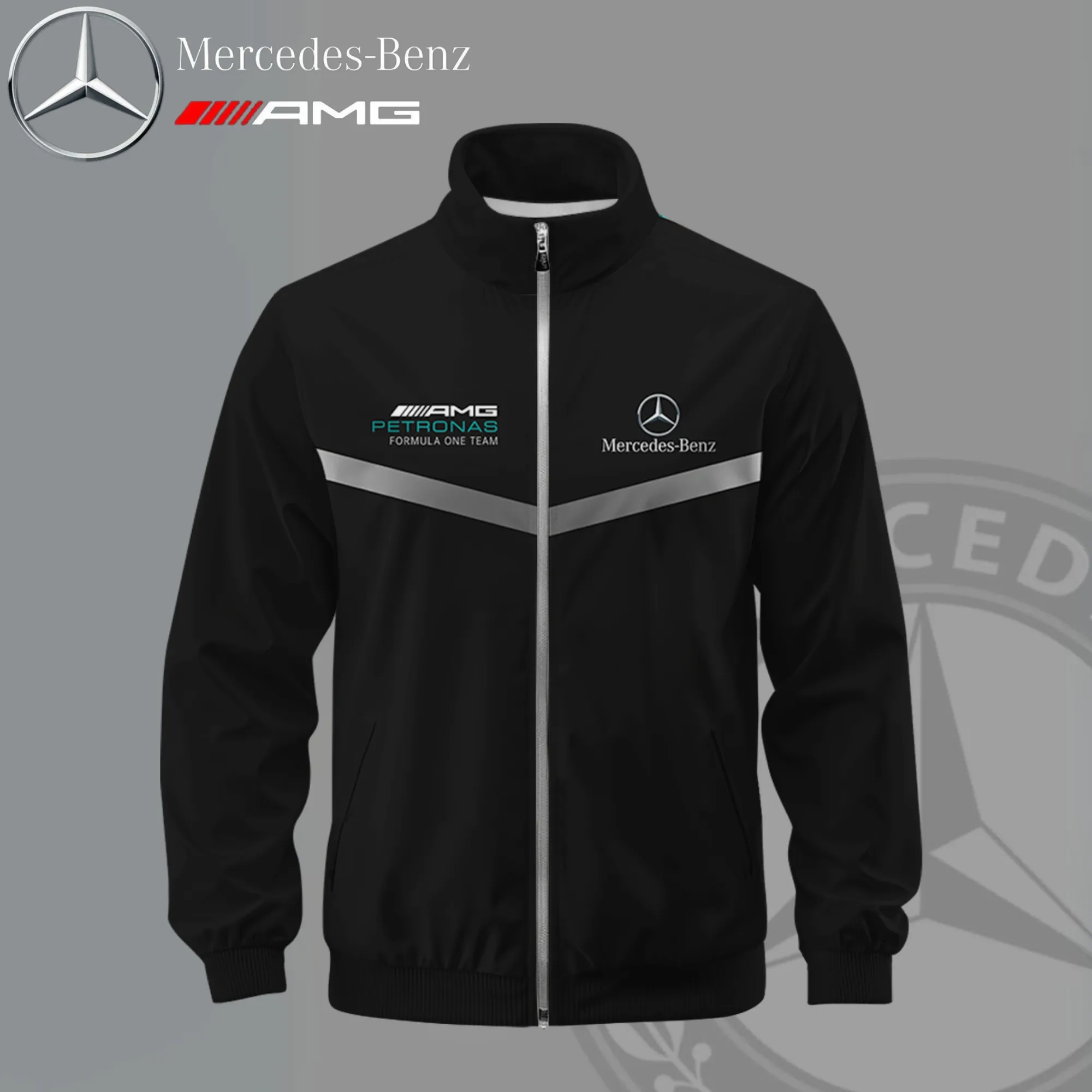 MERCEDES Stand Collar Jacket - hm27103939