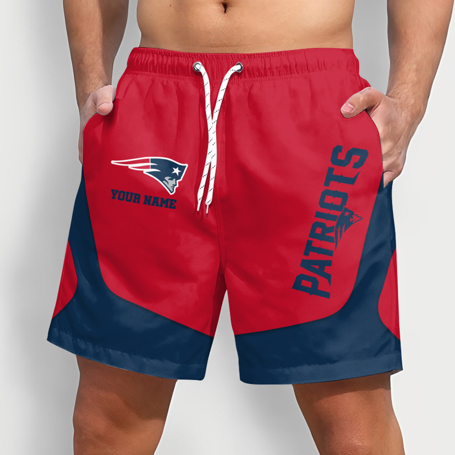 New England Patriots x NFL Team Special Short Pants For Men Custom Name Gifts